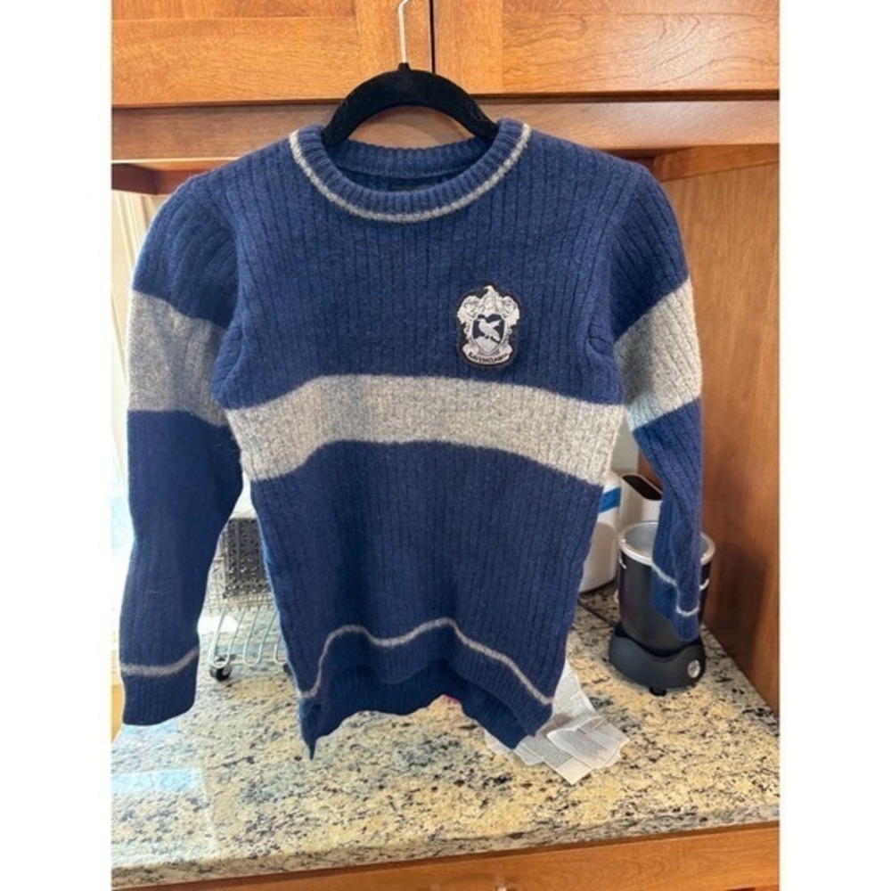 Official Harry Potter Ravenclaw Quidditch Sweater Lochaven of Scotland Lambswool